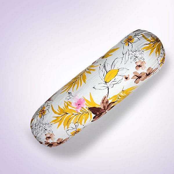 Sunset Flowers Bolster Cover