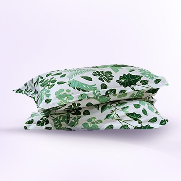 Green Jungle Pillow Cover