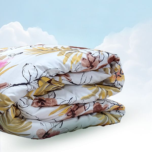 Sunset Flowers comforter cover