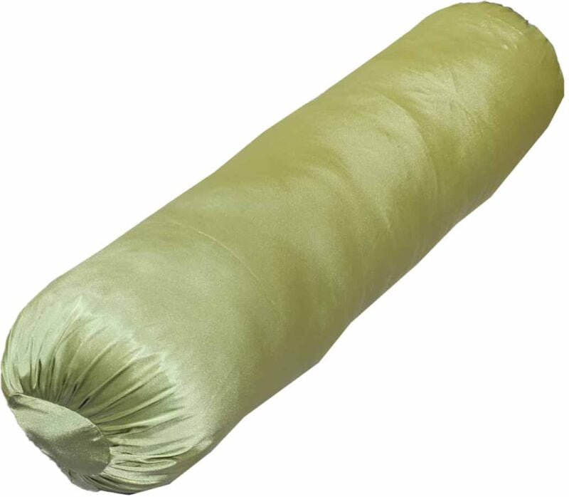 Apple Green Satin Bolster Covers-30x40 inches