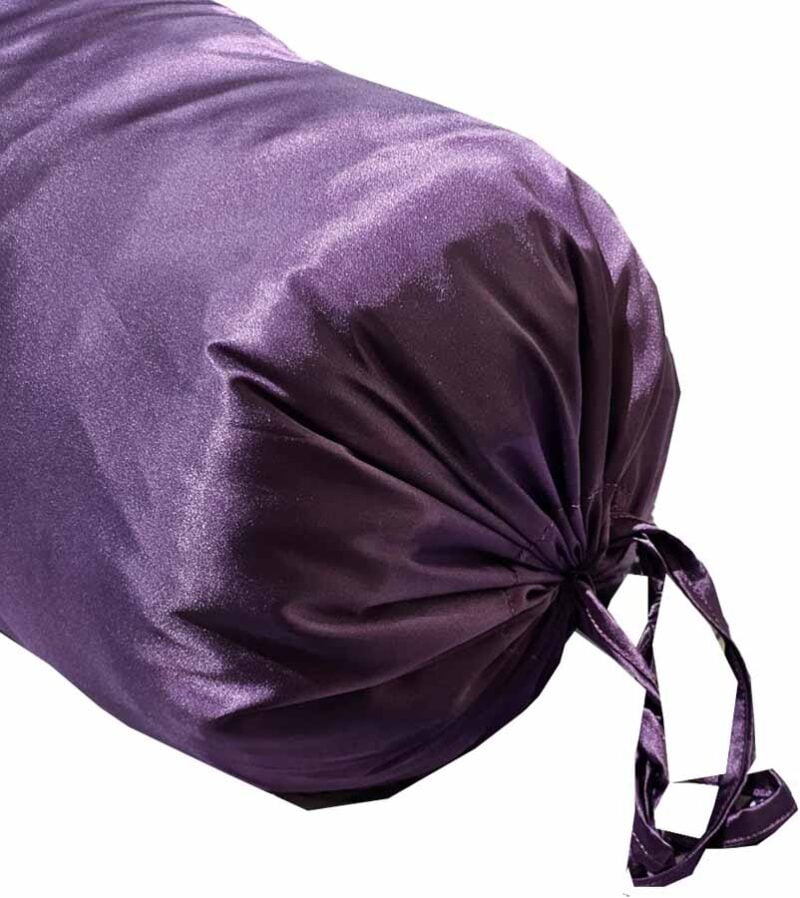 Cyber Grape Satin Bolster Covers-30x40 inches - Image 2