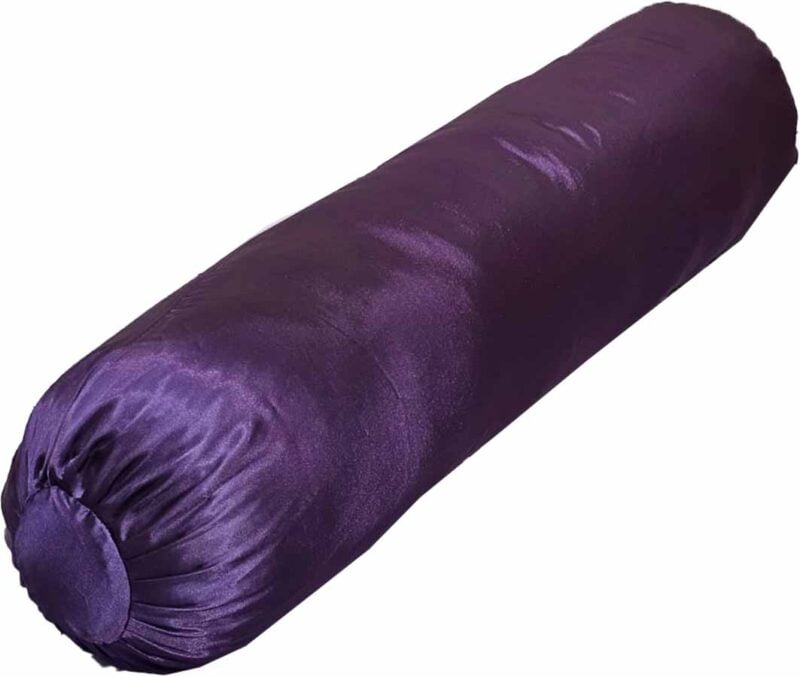 Cyber Grape Satin Bolster Covers-30x40 inches