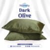 Dark Olive Satin Pc-18x26 inches