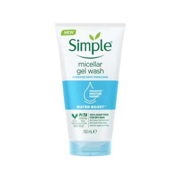 Simple Water Boost Micellar Facial Gel Wash