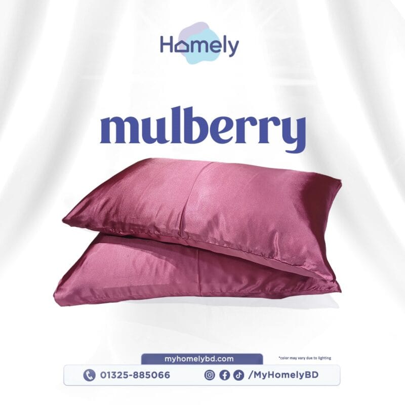 Mulberry Satin Pc-19x27 inches