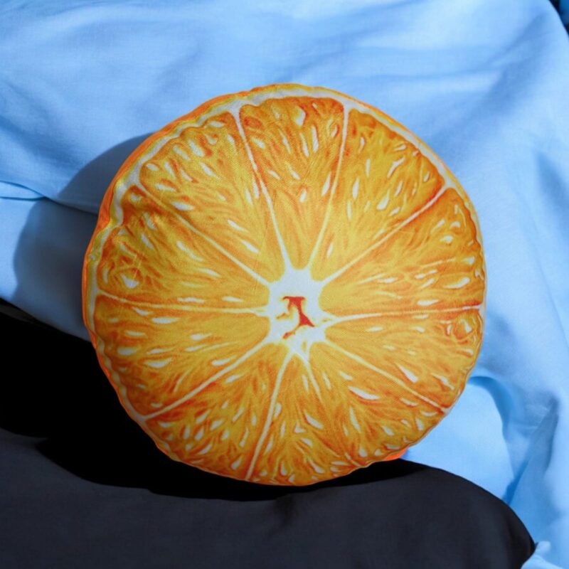 Orange Fruit Pillows (large)- 15x15 inches