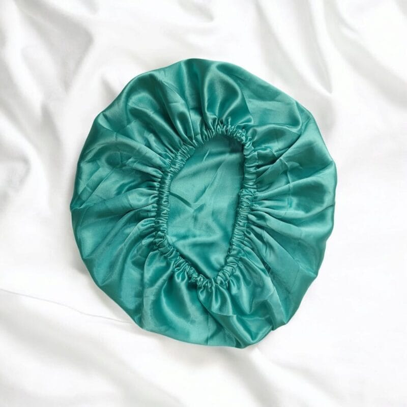 Sea Green Satin Hair Bonnet