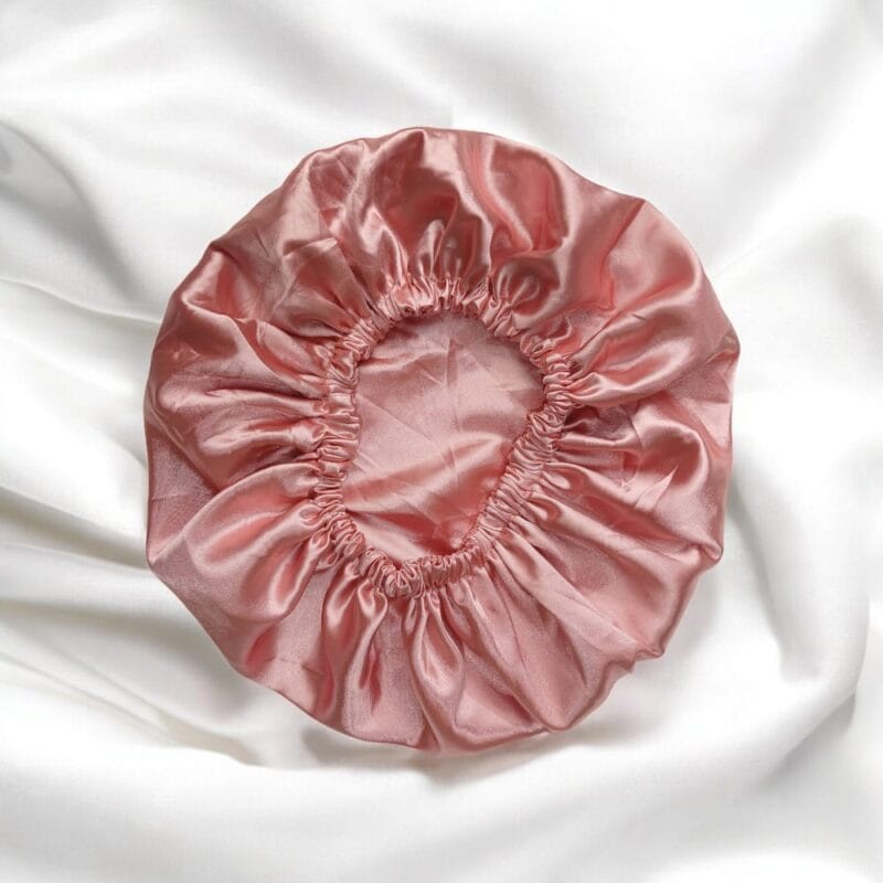 Blush Pink Satin Hair Bonnet